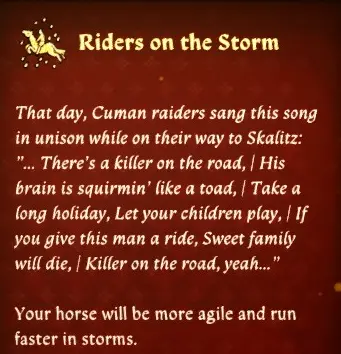 《天国：拯救2》MOD|暴风雨中的骑手|下载