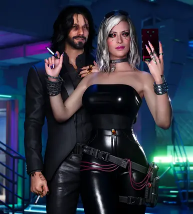 《赛博朋克2077》深夜装束MOD