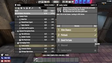 《七日杀》MOD|ATM现金技能点|下载