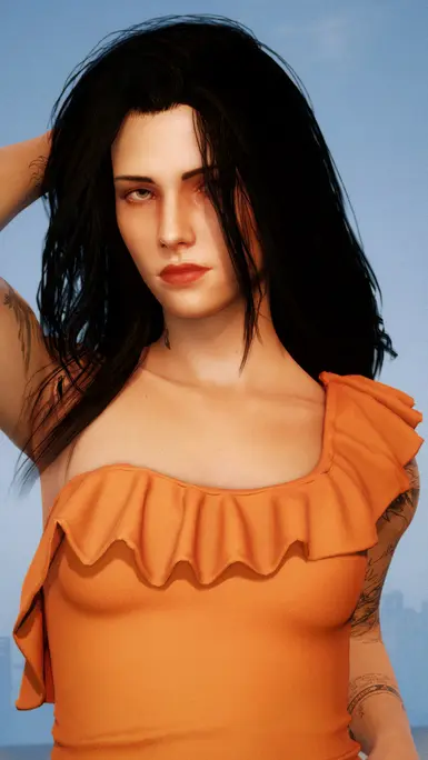 《赛博朋克2077》MOD|荷叶边泳装外观|下载