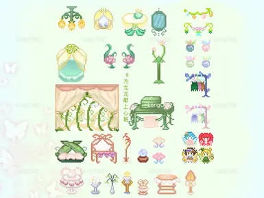 《星露谷物语》MOD|花仙系列家具|下载