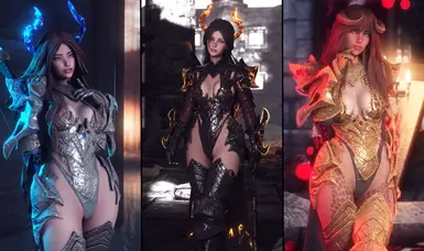 《上古卷轴5：天际重制版》蔚蓝骑士盔甲MOD