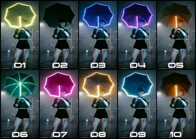 《赛博朋克2077》可用的雨伞MOD