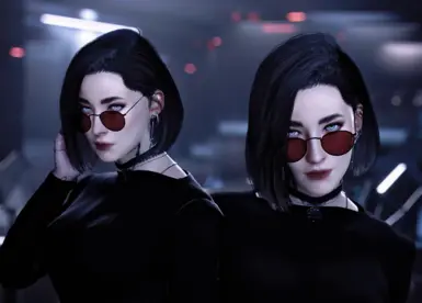 《赛博朋克2077》薰衣草头发MOD