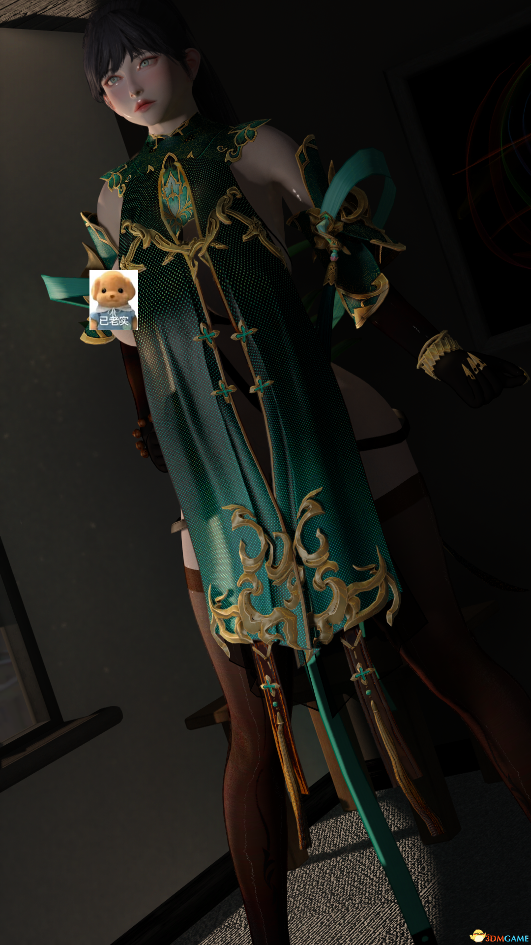 《上古卷轴5：天际重制版》MOD|依盖之书绿色连衣裙|下载