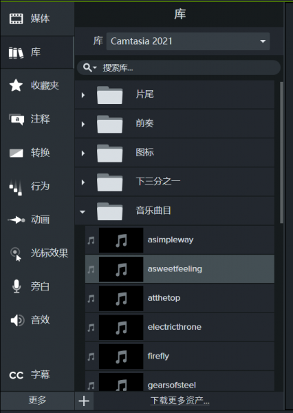 Camtasia声音可以有哪些功能