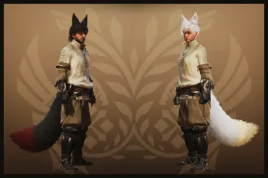 《怪物猎人:荒野》MOD|狐狸耳朵和尾巴外观|下载