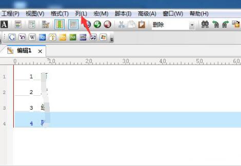 UltraEdit列模式中怎么进行对列数字求和