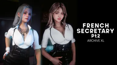 《赛博朋克2077》MOD|法式秘书外观|下载