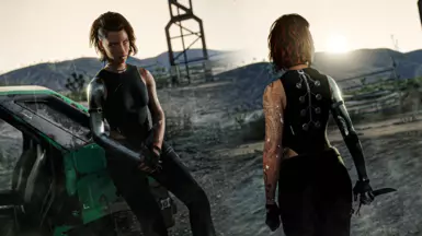 《赛博朋克2077》军装连体衣和短裤MOD