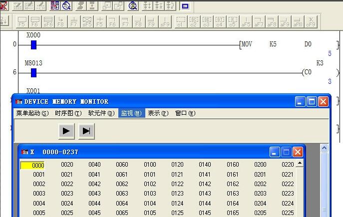 三菱PLC怎么用传送指令MOV