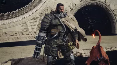 《最终幻想7：重生》MOD|巴雷特火热斗篷外观|下载