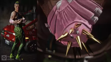 《赛博朋克2077》尖刺肘垫MOD