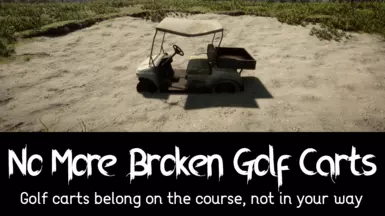 《森林之子》MOD|不再有破损的高尔夫球车|下载