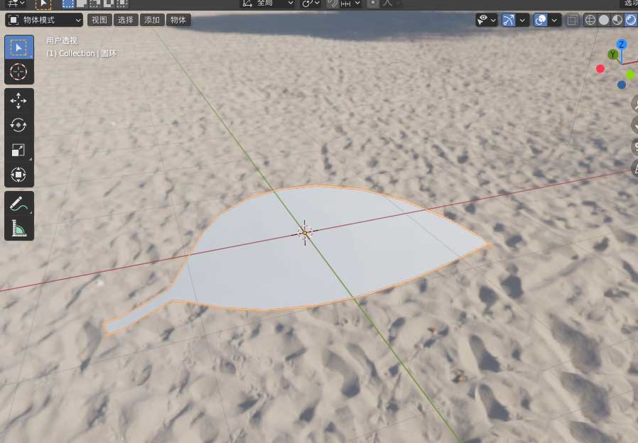 blender怎么快速建模一片绿树叶
