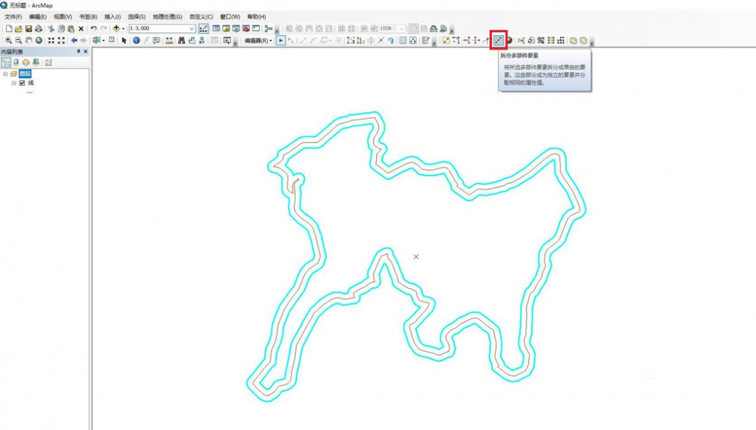 arcgis怎么创建缓冲区
