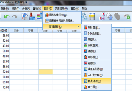 SPSS怎么绘制散点图