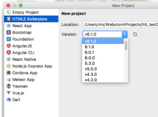 webstorm新建Html文件的详细步骤