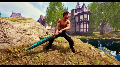 《上古卷轴4：湮灭重制版》MOD|黑暗之魂2月光巨剑|下载