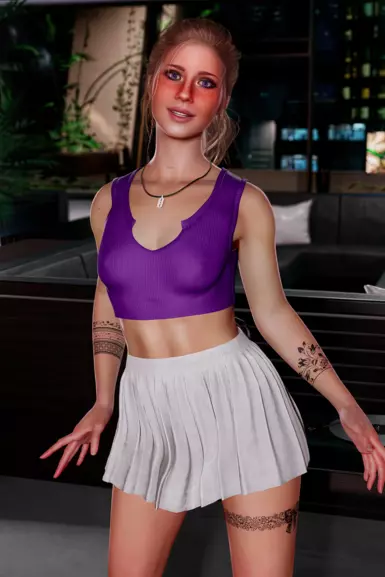 《赛博朋克2077》罗纹上衣MOD