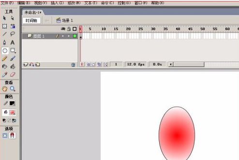 Macromedia Flash 8如何画一朵花