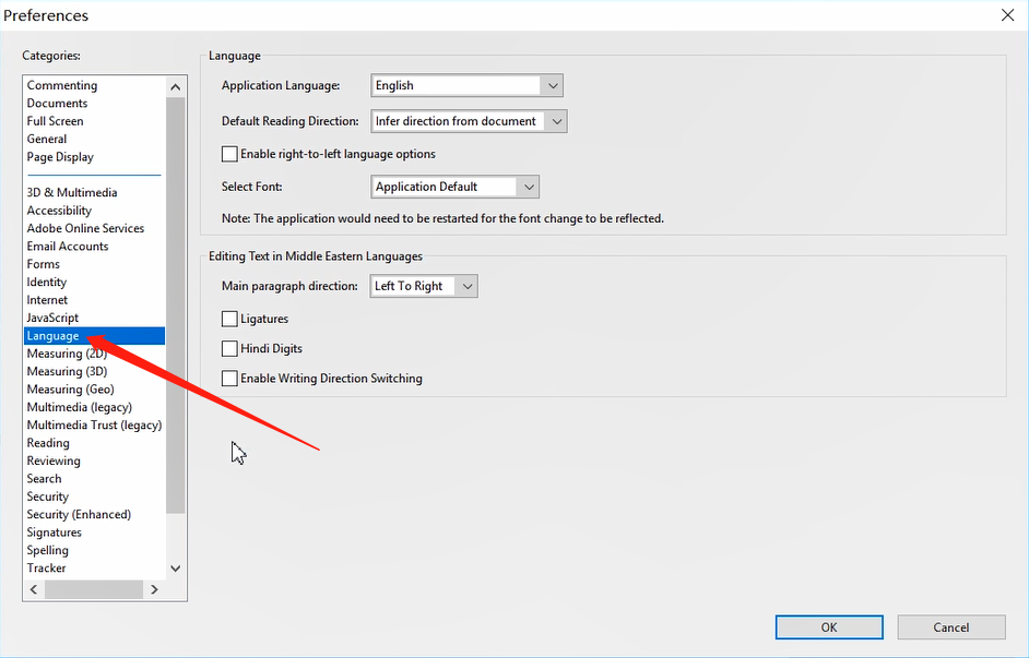 Adobe Reader XI怎么设置中文