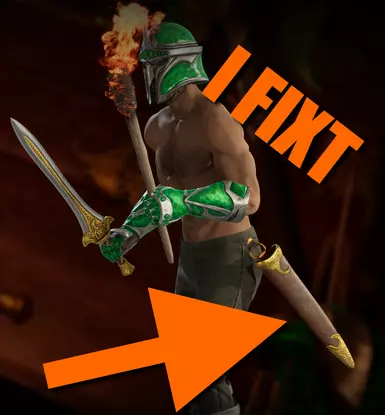 《上古卷轴4：湮灭重制版》MOD|黄金短剑剑鞘|下载