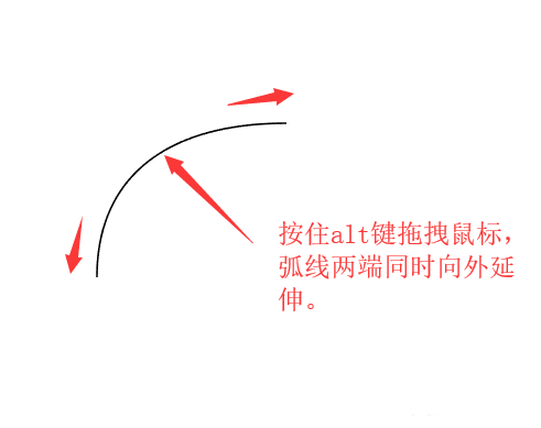 ai绘制弧线的详细操作步骤
