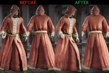 《上古卷轴4:湮灭重制版》MOD|清洁红丝长袍|下载