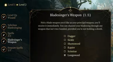 《博德之门3》MOD|刀锋吟唱者|下载