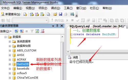 SQL Server 2008数据库入门操作