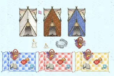 《星露谷物语》露营户外家具MOD