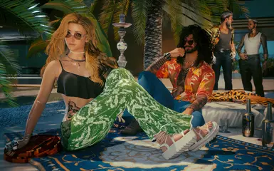 《赛博朋克2077》盛夏夏日装束MOD