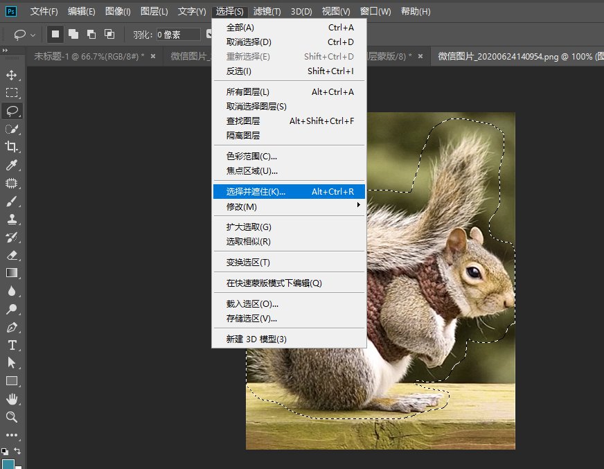 photoshop怎么快速抠动物毛发