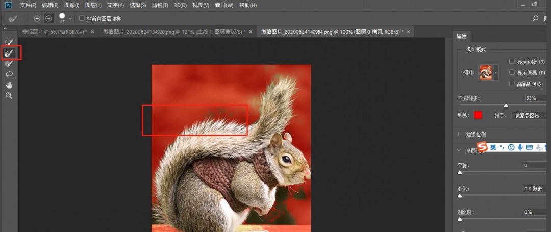 photoshop怎么快速抠动物毛发