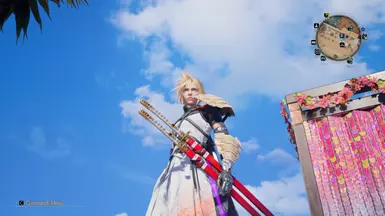 《最终幻想7：重生》MOD|克劳德马拉苏梅白色训练服|下载