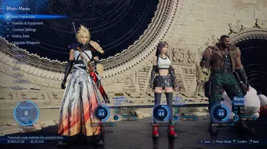 《最终幻想7：重生》MOD|克劳德马拉苏梅白色训练服|下载