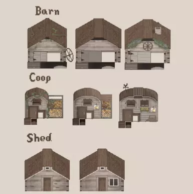 《星露谷物语》MOD|继承的谷仓鸡舍和棚屋|下载