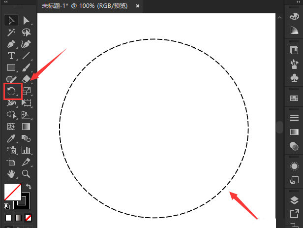 ai怎么修改虚线描边