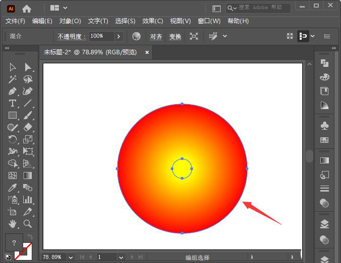 ai圆形怎么添加毛绒绒的边缘