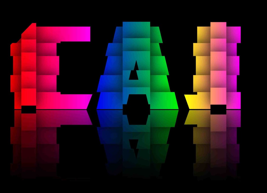 AI制作简单的3D错位字体