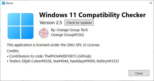 Windows 11 Compatibility Checker(win11升级检测工具)