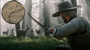 《荒野大镖客2》MOD|动物追踪器|下载