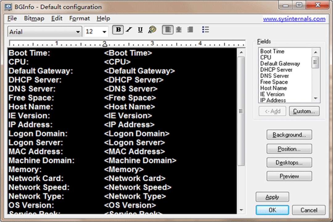 BGInfov4.32