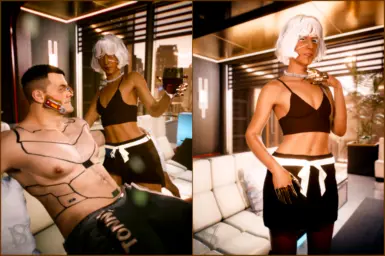 《赛博朋克2077》夏季休闲服装MOD