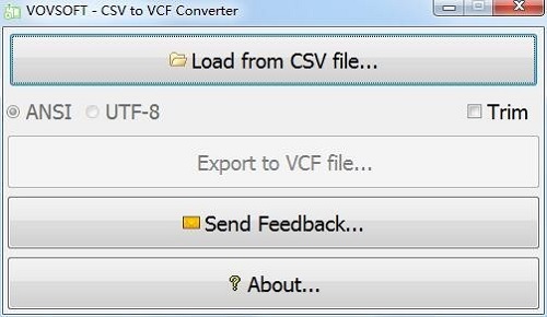 CSV to VCF Converterv1.0.0.0