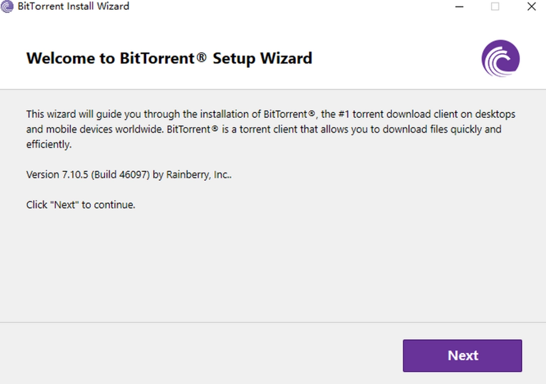 BitTorrent电脑版v7.10.5.46097