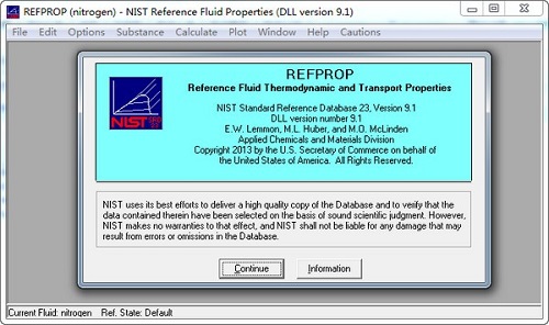 REFPROPv9.1
