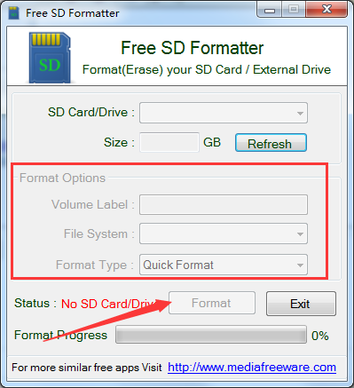 Free SD Formatterv1.1