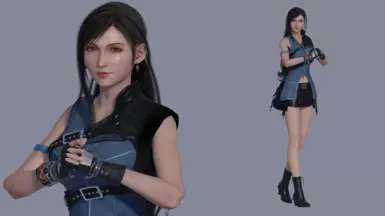 《最终幻想7:重生》MOD|蒂法长春花服装|下载